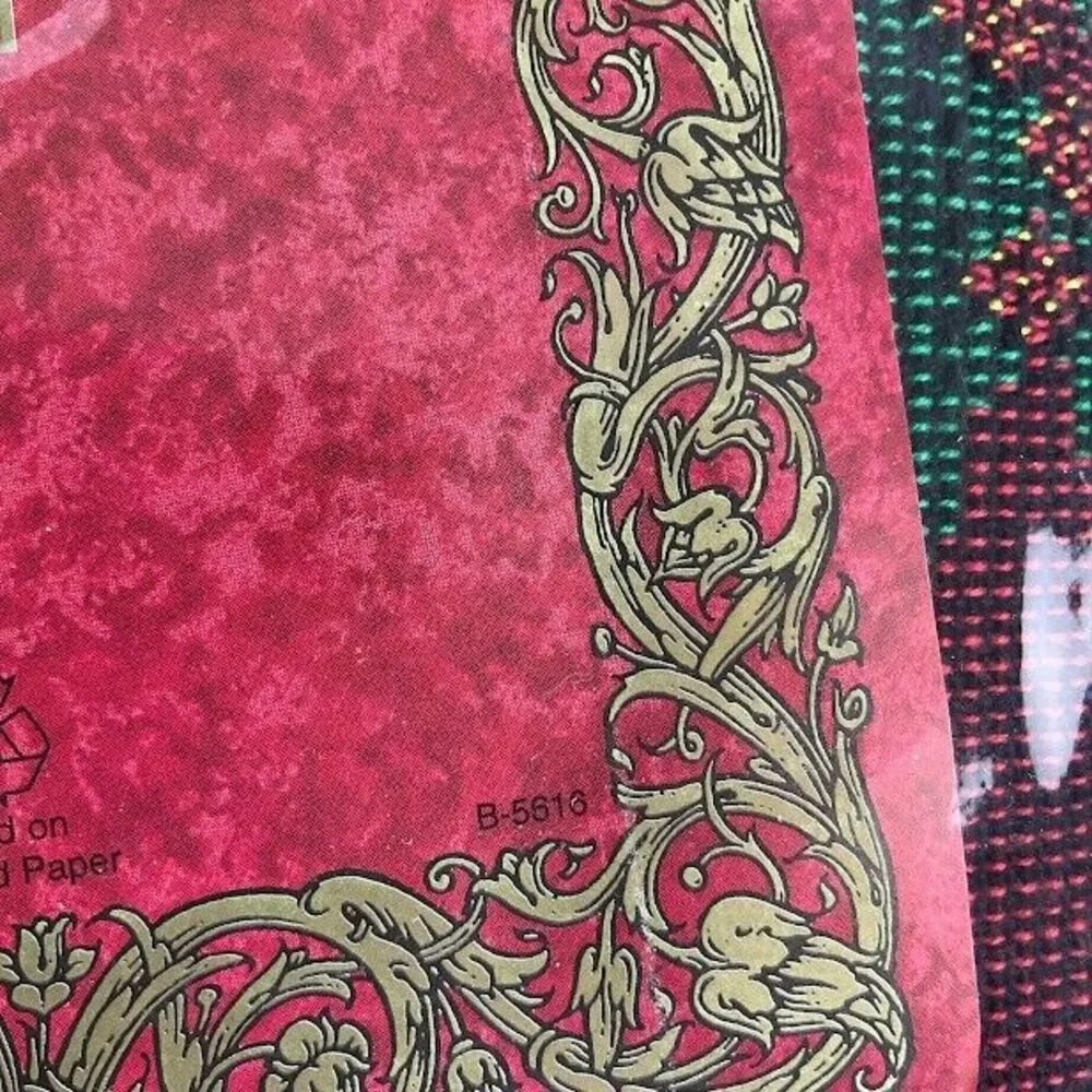 CHATHAM Santa Christmas Tapestry Throw Blanket 56X62” Vintage 90s CMI RARE NEW